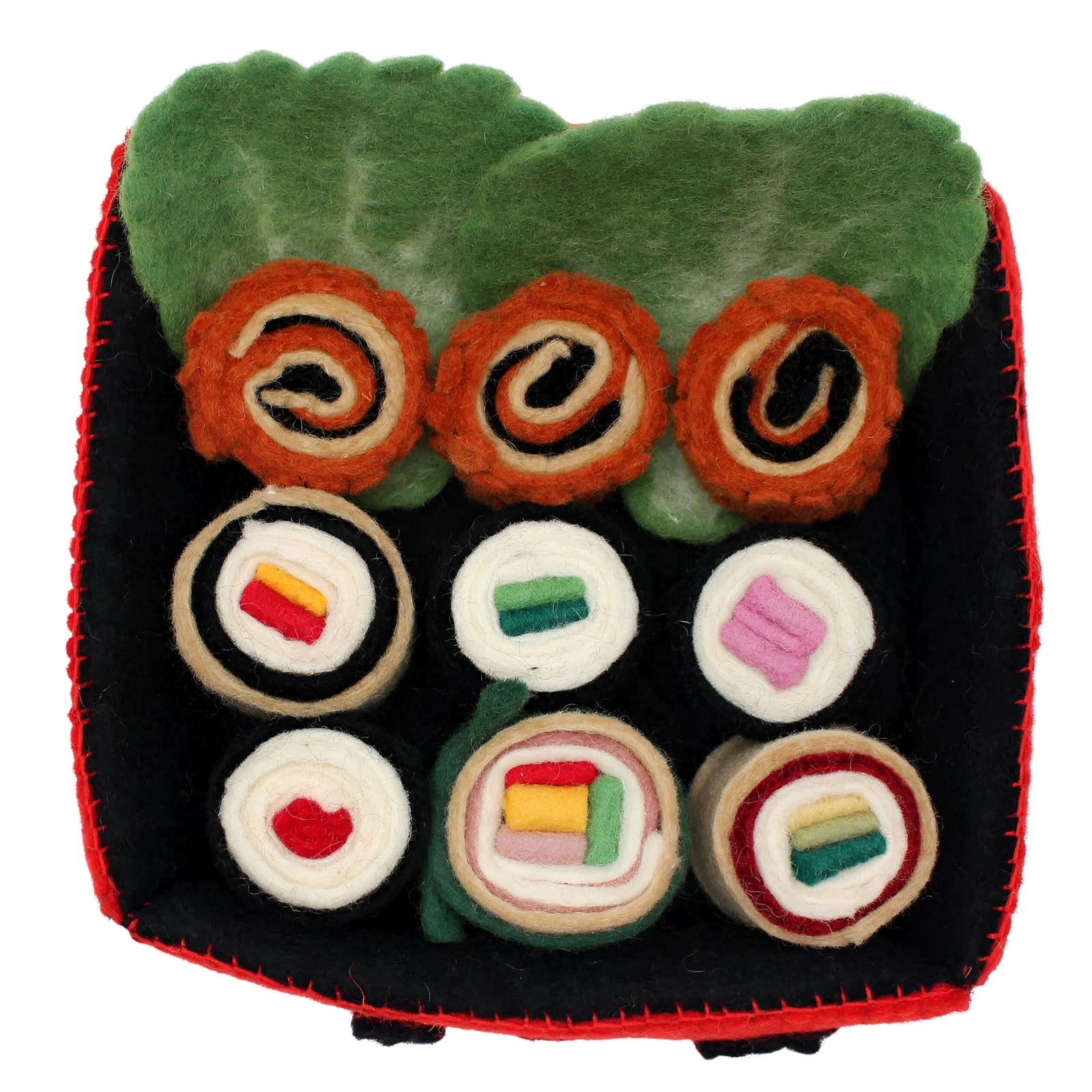 Filz Gemischte Sushi-Rollen, 12-teilig
