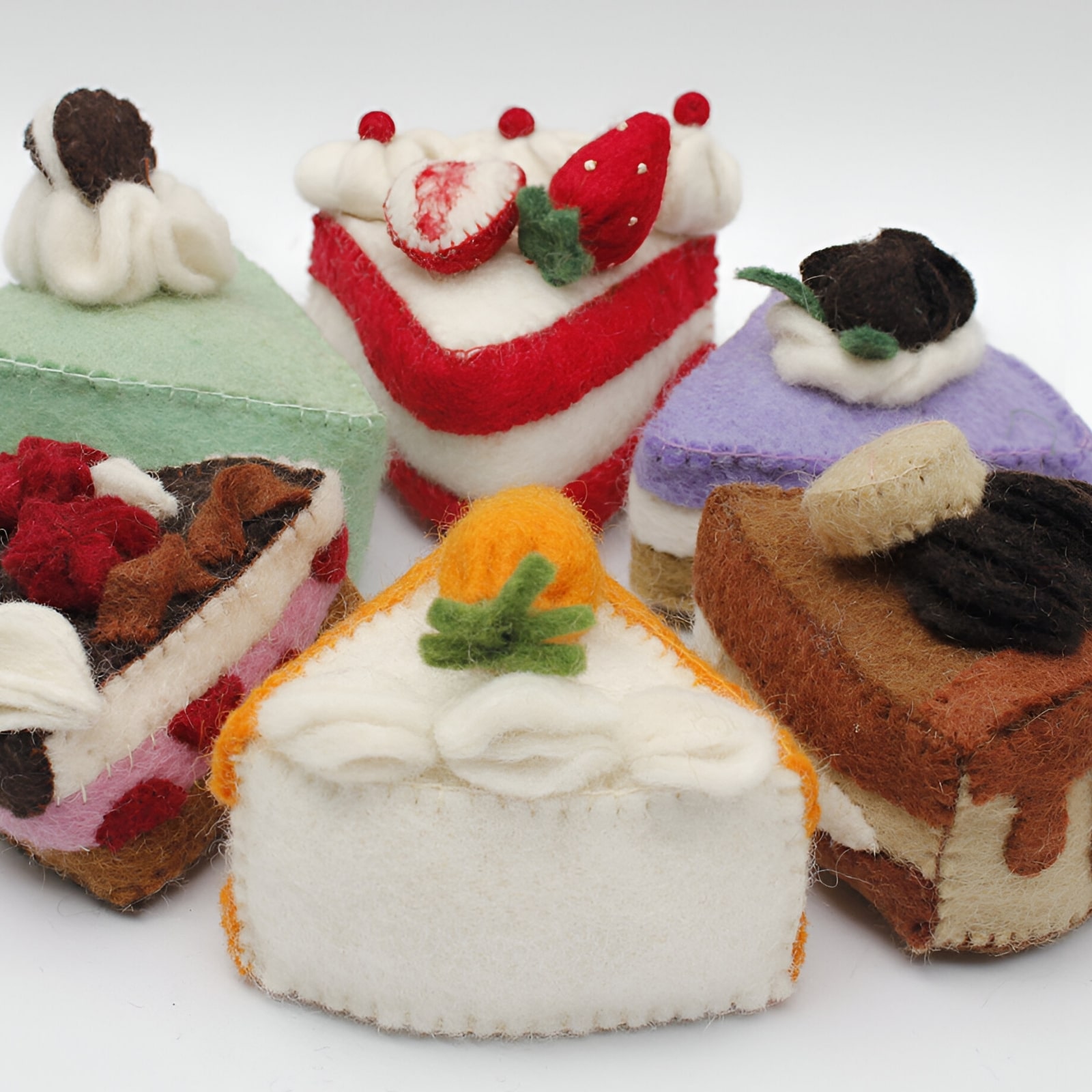 Filz Kuchenset, 7-teilig