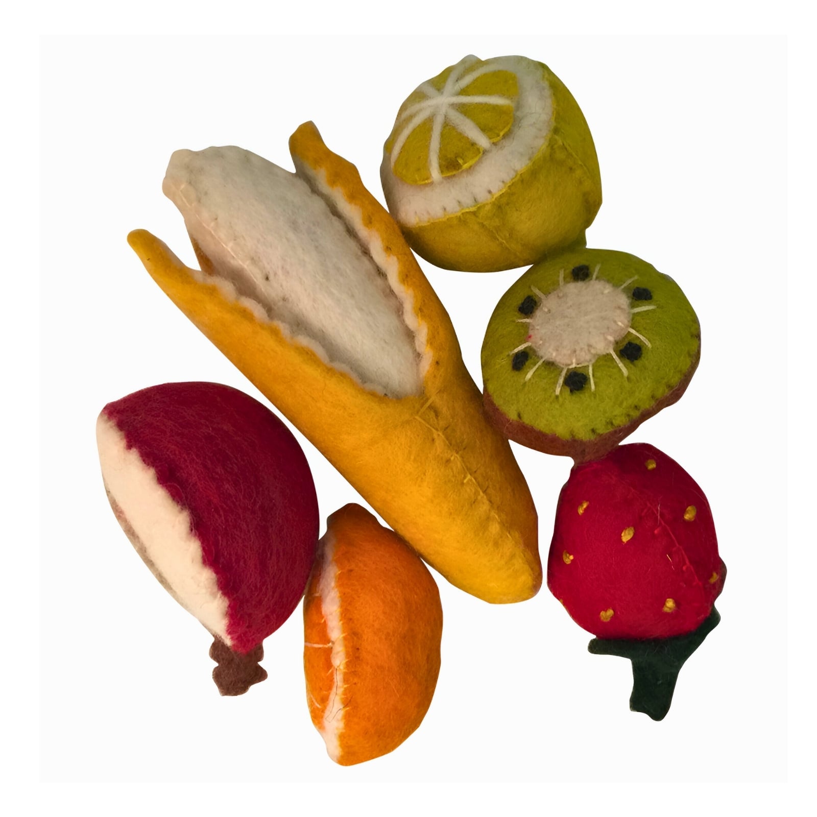 Mini Filz Obst-Set in der Kiste