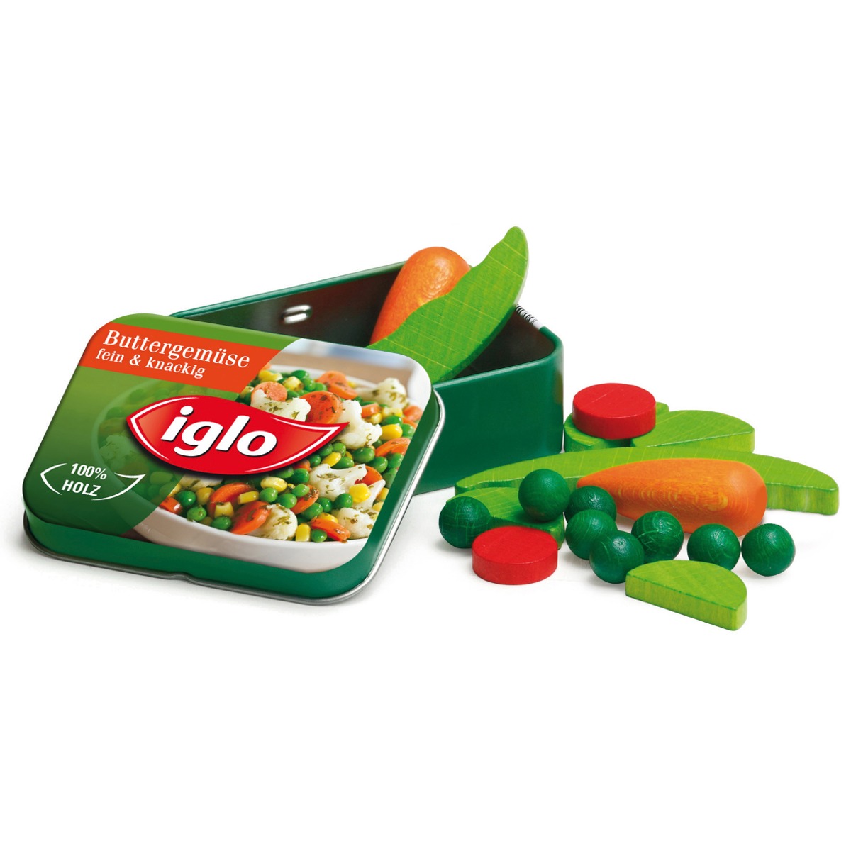 Erzi Kaufmannsladen Gemüse von Iglo in der Dose