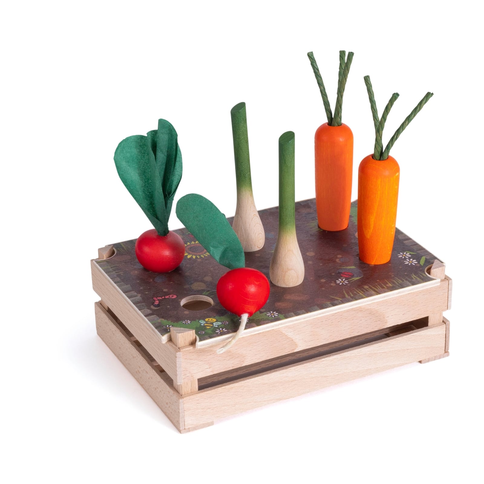 Erzi Lernspiel Gemüsebeet Erzi Garten