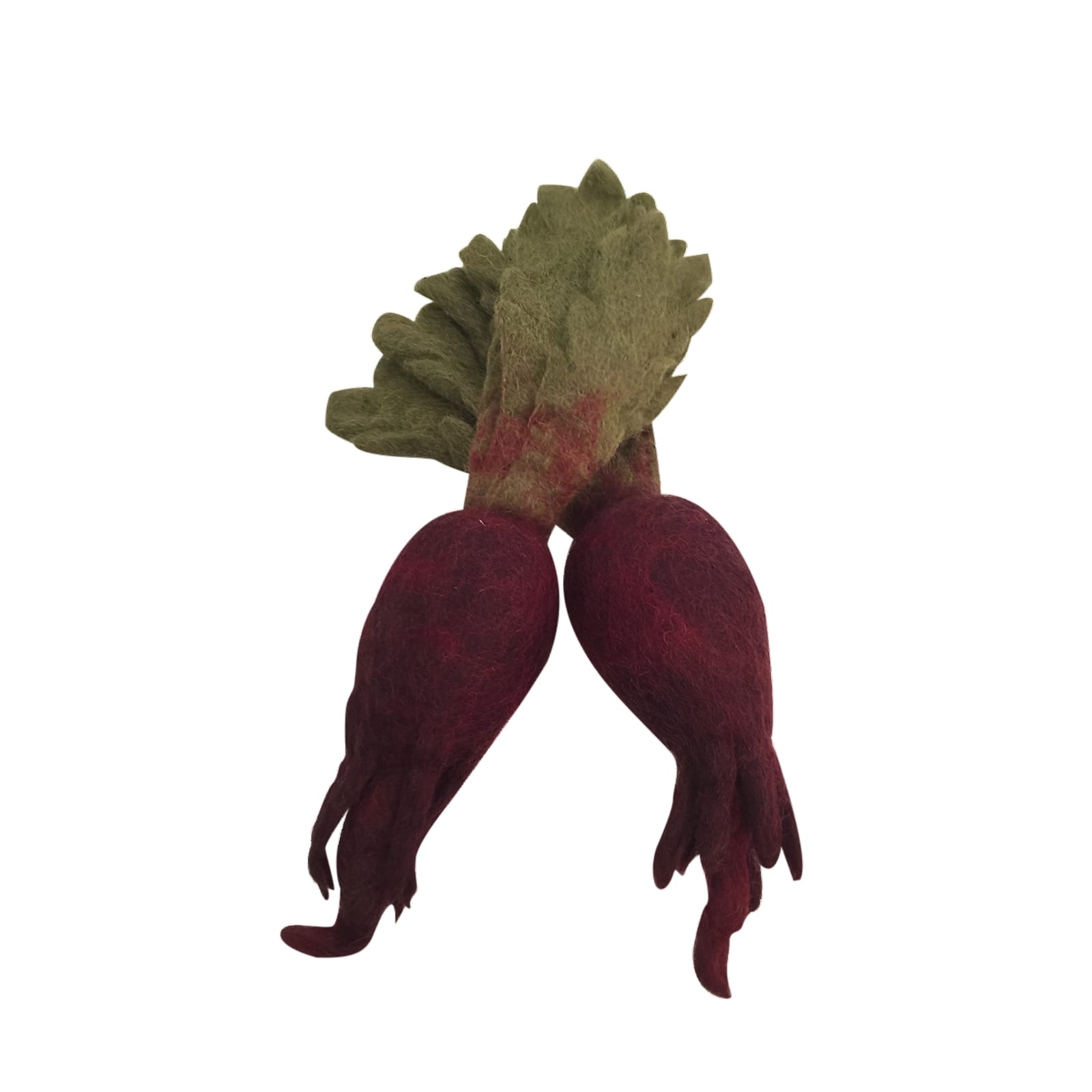 Filz Gemüse Rote Bete, 2-teilig