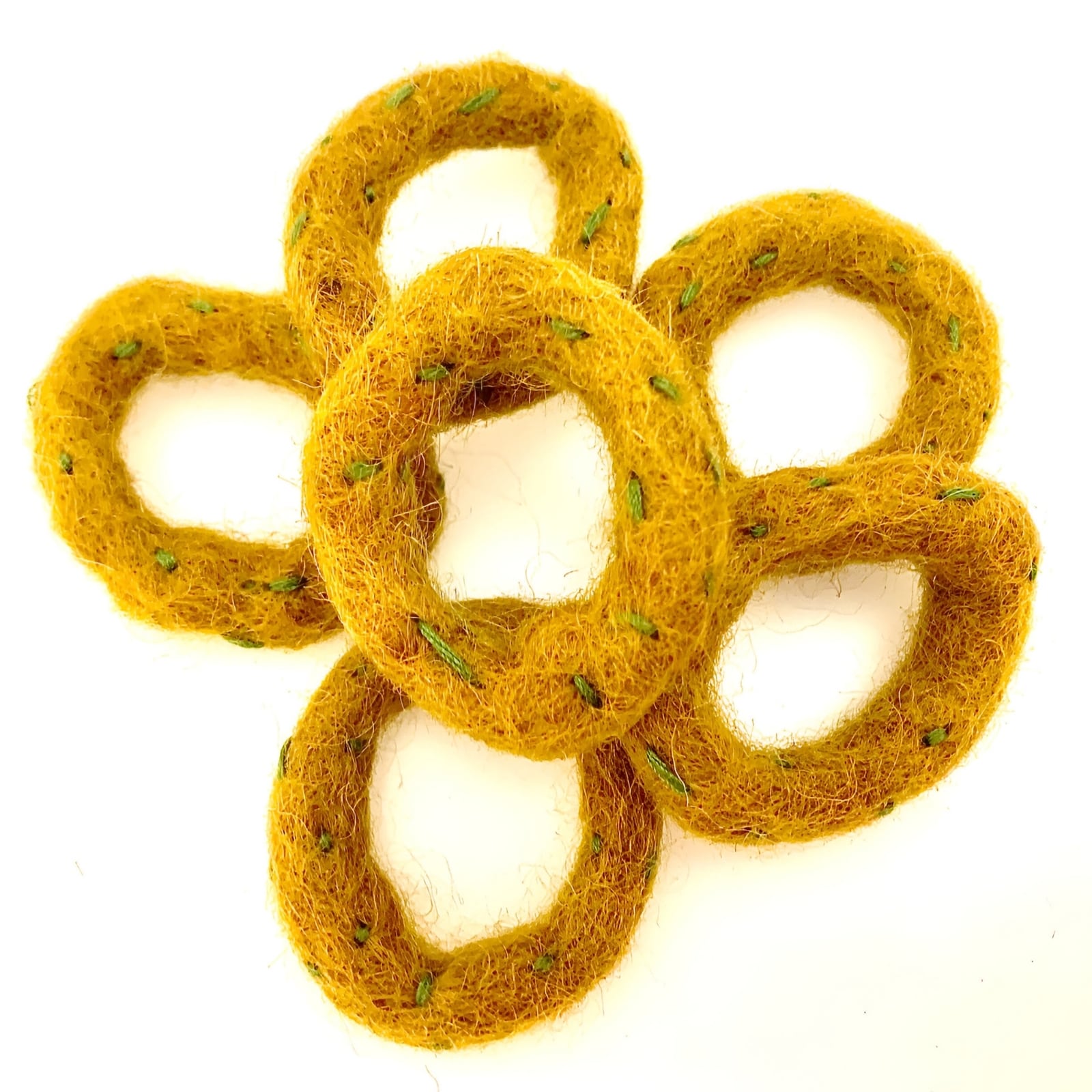 Filz Calamari Ringe, 6-teilig