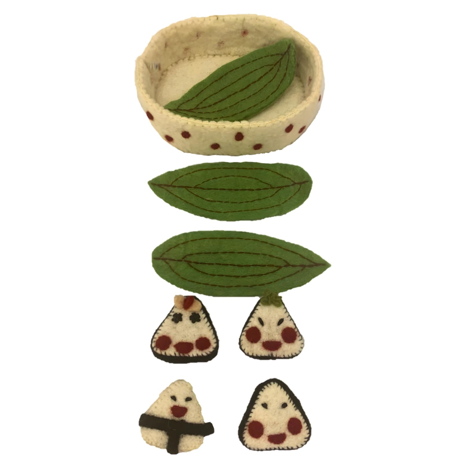 Filz Sushi mit Gesicht, 8-teilig