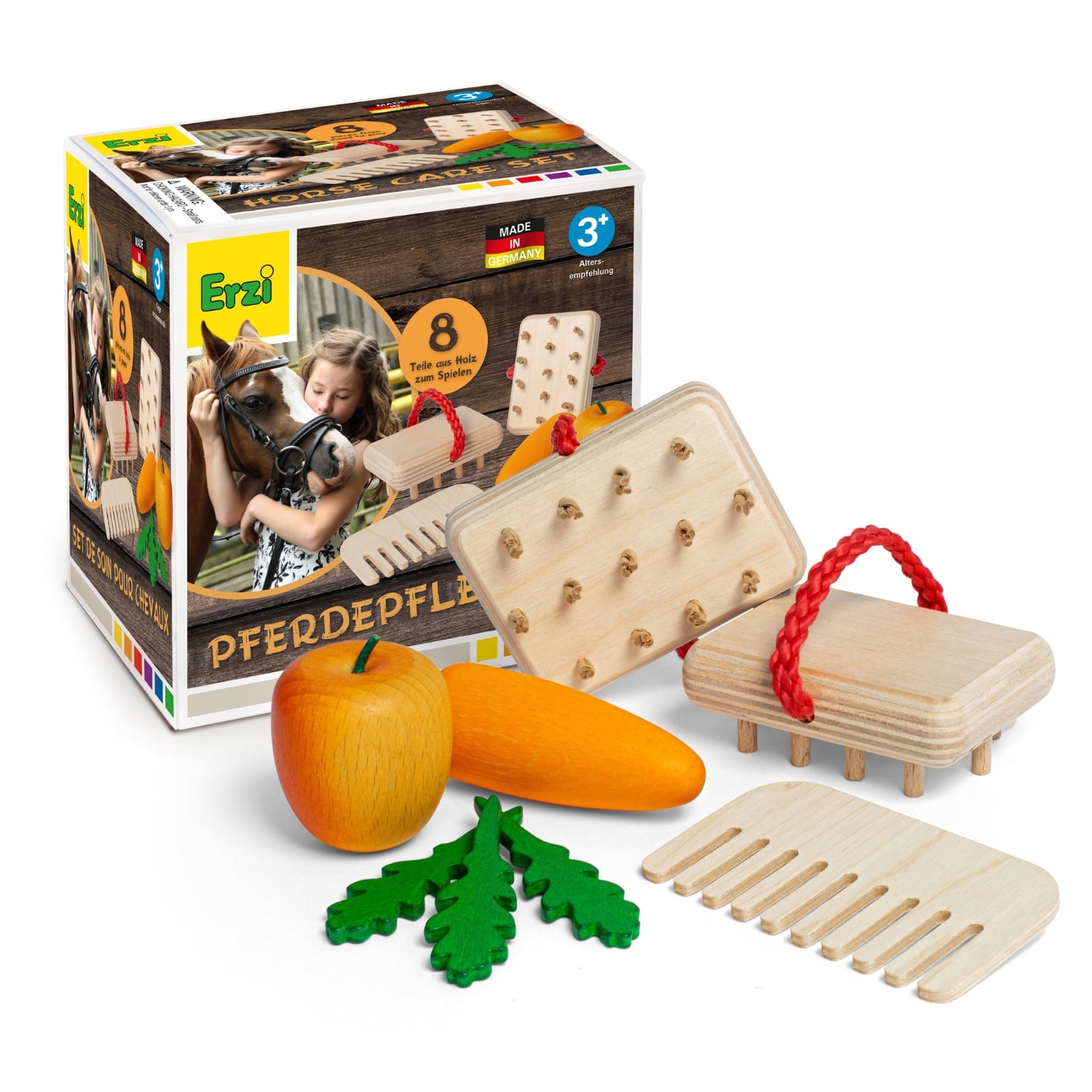 Erzi Sortierung Pferdepflege Set