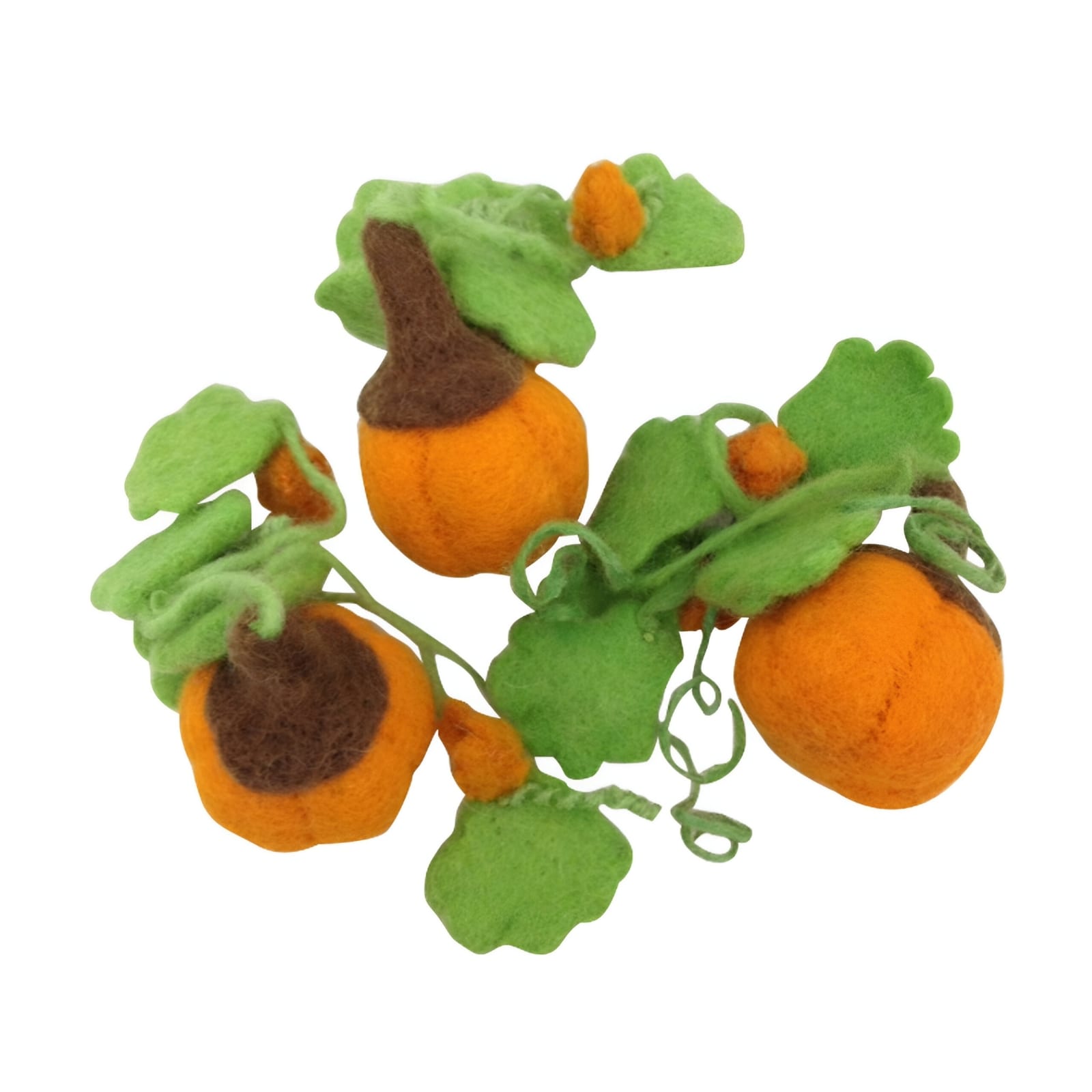 Mini-Filz Gemüse Kürbis, 3-teilig