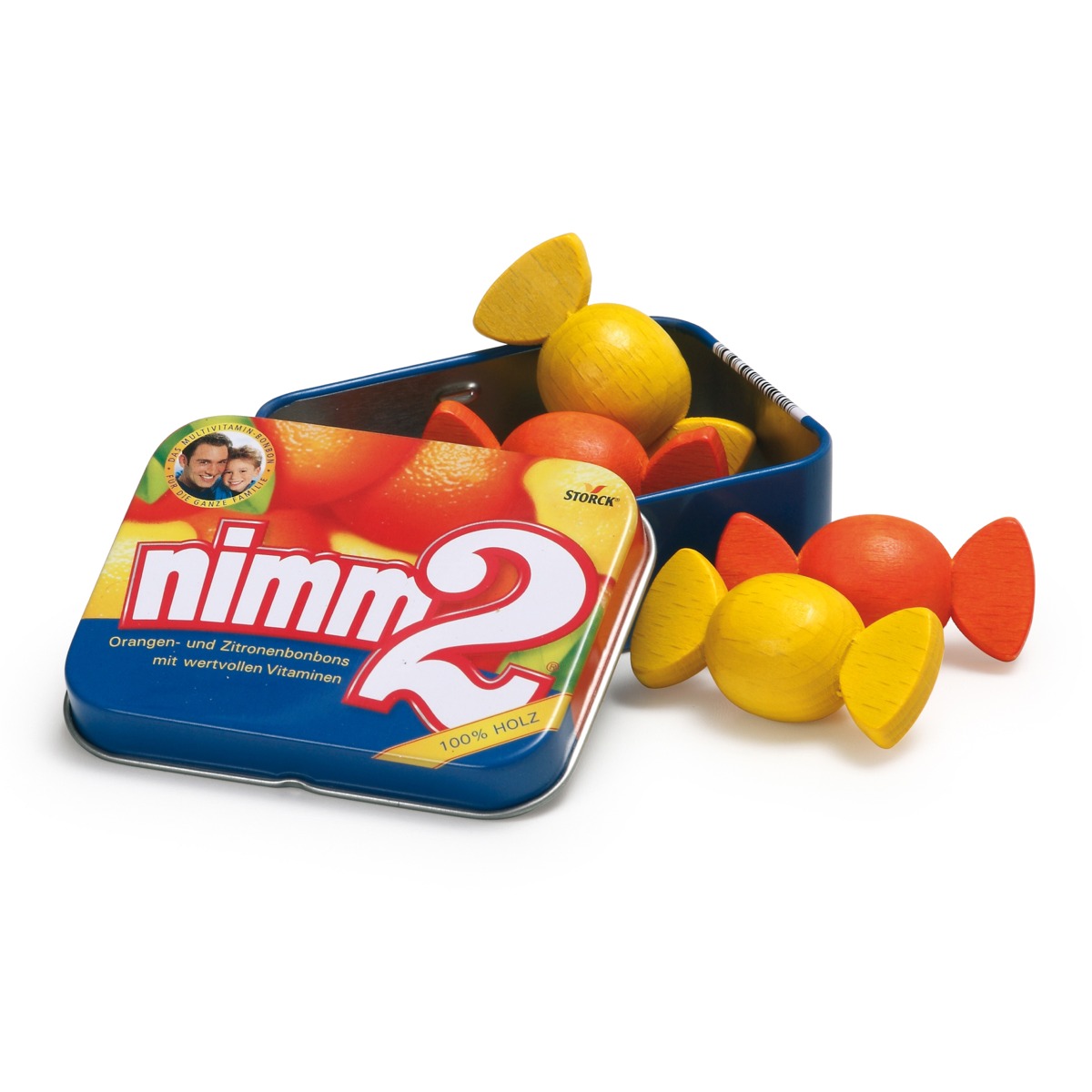Erzi Kaufladen Nimm2 in Blechdose