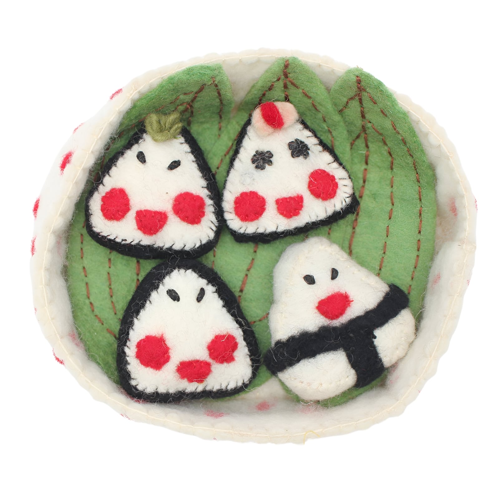 Filz Sushi mit Gesicht, 8-teilig