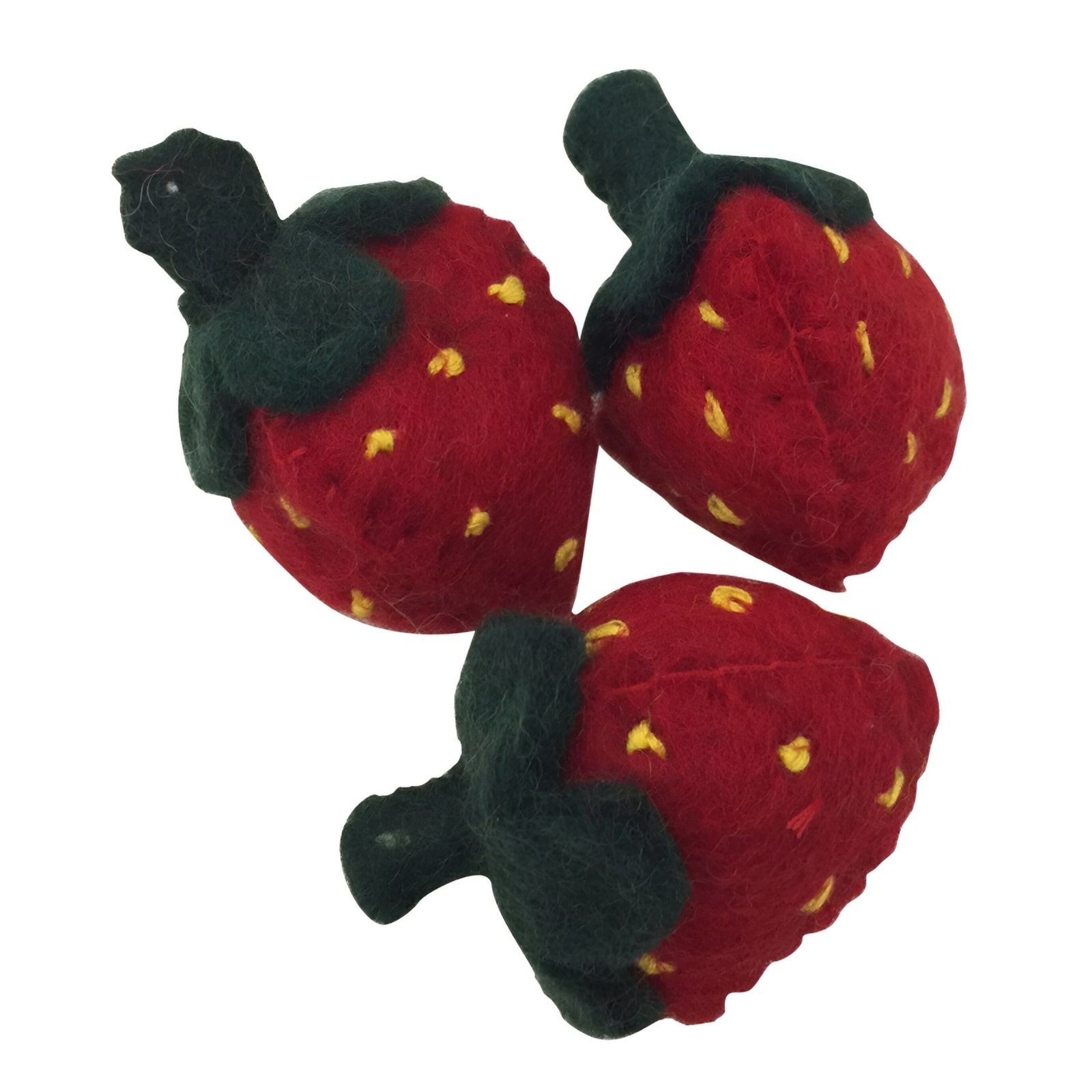 Filz Obst Erdbeeren